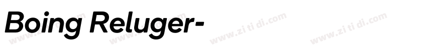 Boing Reluger字体转换